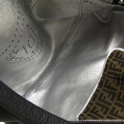 Fendi Calfskin Romano Selleria Luggage Black 7 of 12