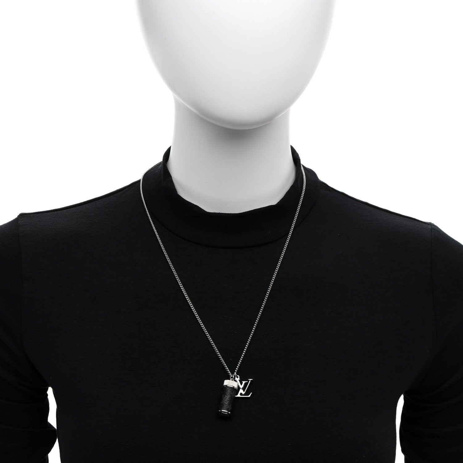 Louis Vuitton Monogram Eclipse Charms Necklace 2 of 4