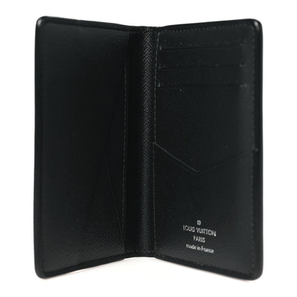 Louis Vuitton Taiga Pocket Organizer NM Black 5 of 7