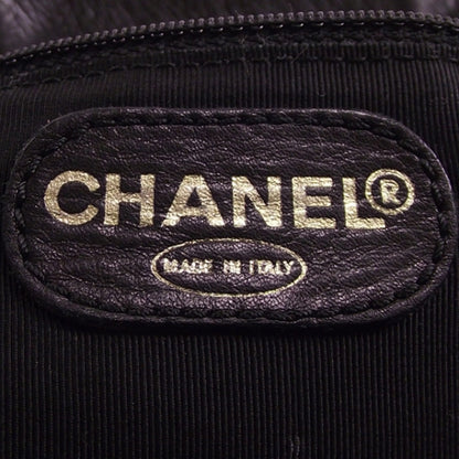 Chanel Leather Modern Chain Shopper Black 9 of 12