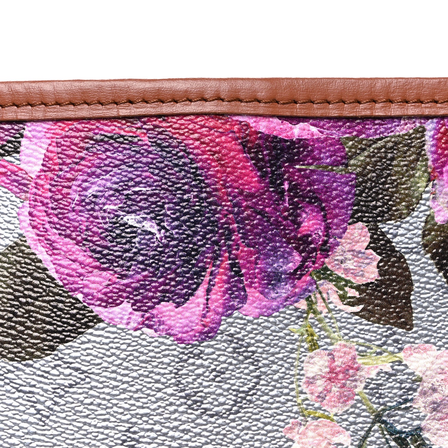 Louis Vuitton Metallic Monogram LV Garden Neverfull MM Silver 8 of 10