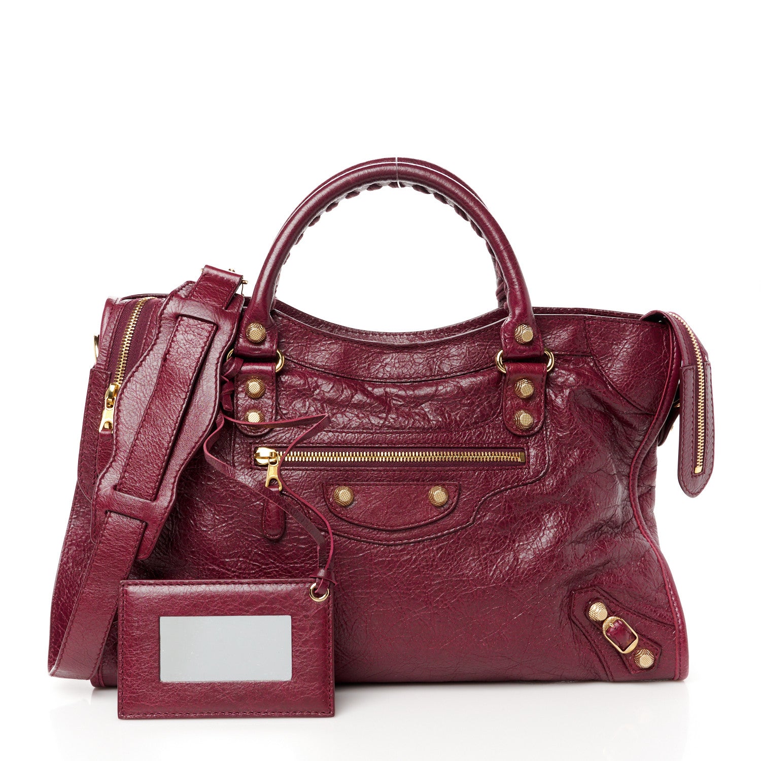 Balenciaga Agneau Giant 12 Gold Hardware City Violet Prune 2 of 11