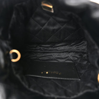Chanel Shiny Calfskin Quilted Mini Chanel 22 Black 5 of 11