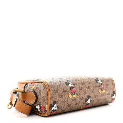 Gucci X DISNEY Mini Vintage GG Supreme Monogram Mickey Mouse Shoulder Bag Beige Vintage Sun Oil 4 of 10