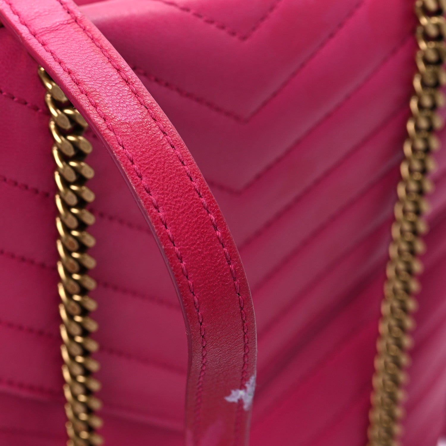 Saint Laurent Lambskin Quilted Double Flap Bag Pink 11 of 13