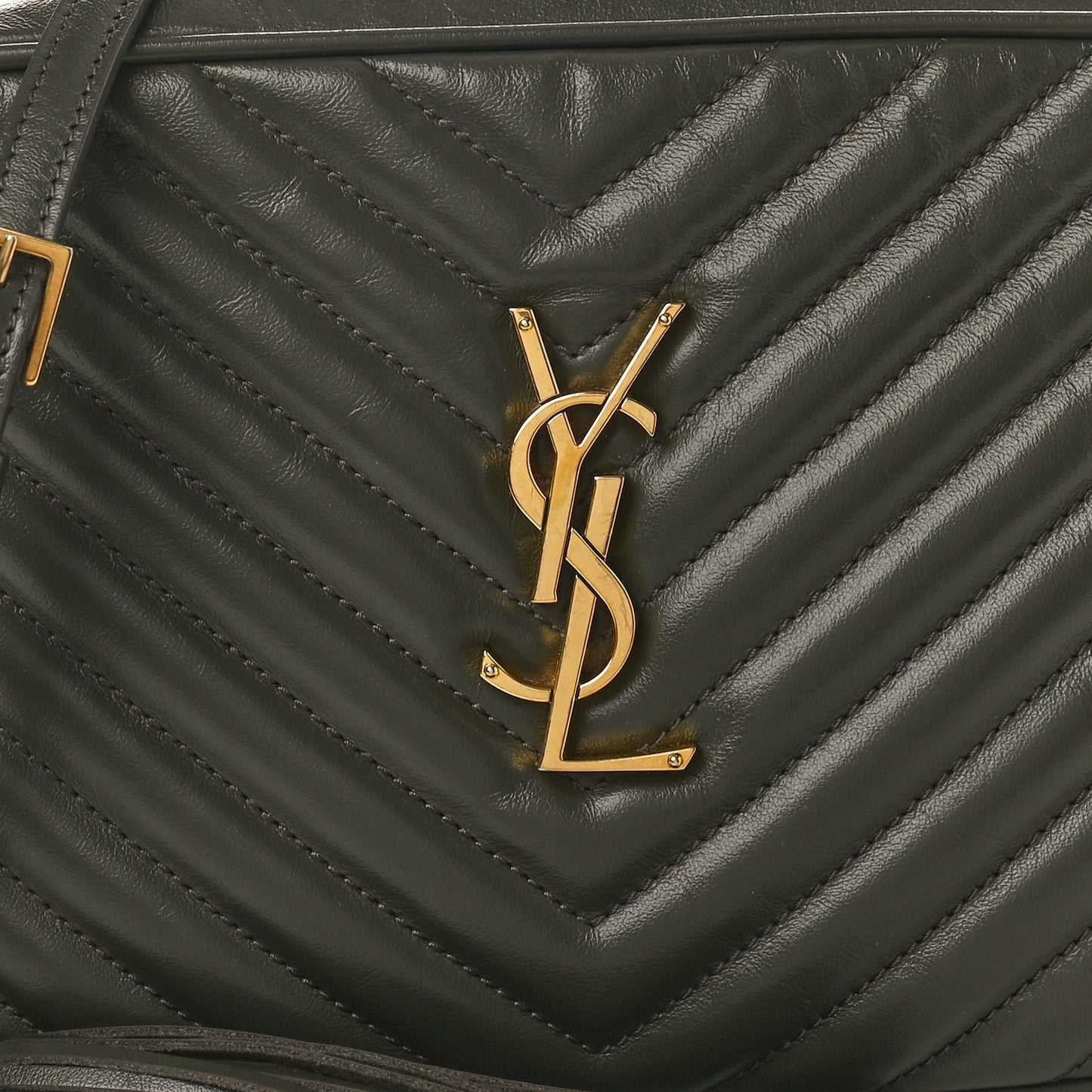 Calfskin Matelasse Monogram Lou Camera Bag Pebble