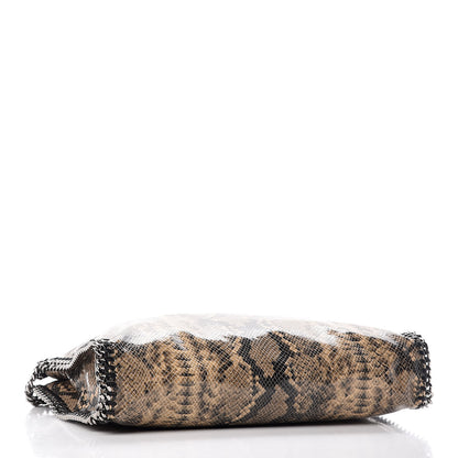 Stella McCartney Eco Python Falabella Fold Over Tote Brown 5 of 9