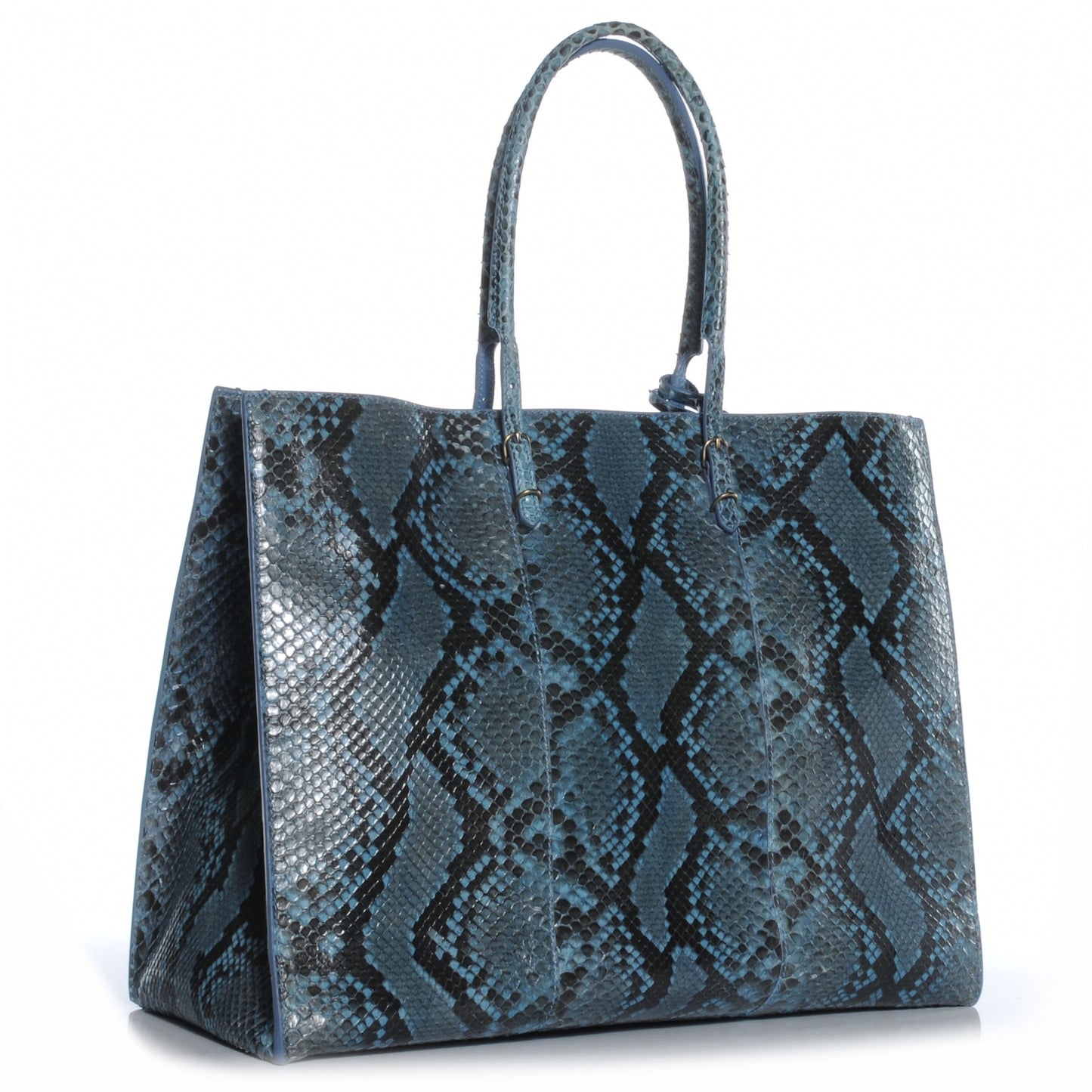 Python Papier A4 Tote Bleu