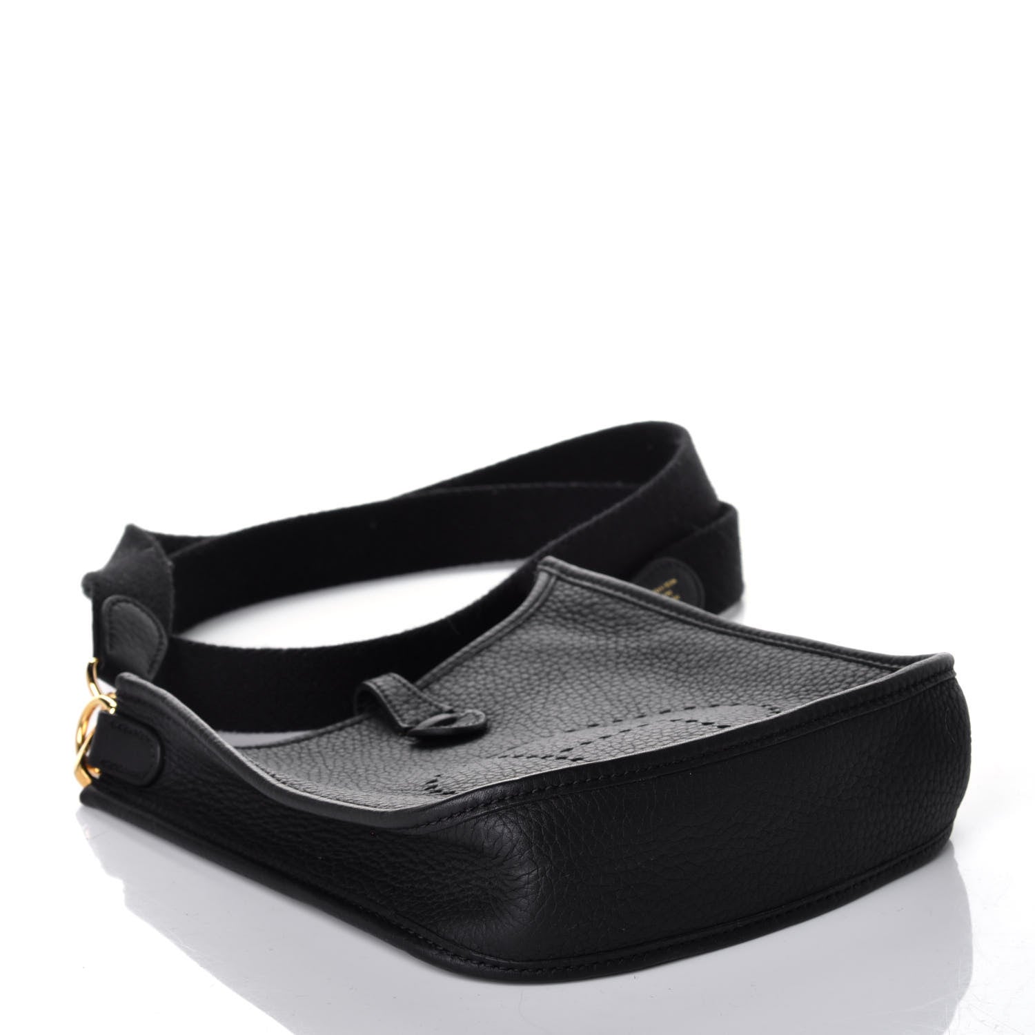Hermes Taurillon Clemence Evelyne TPM Black 4 of 8