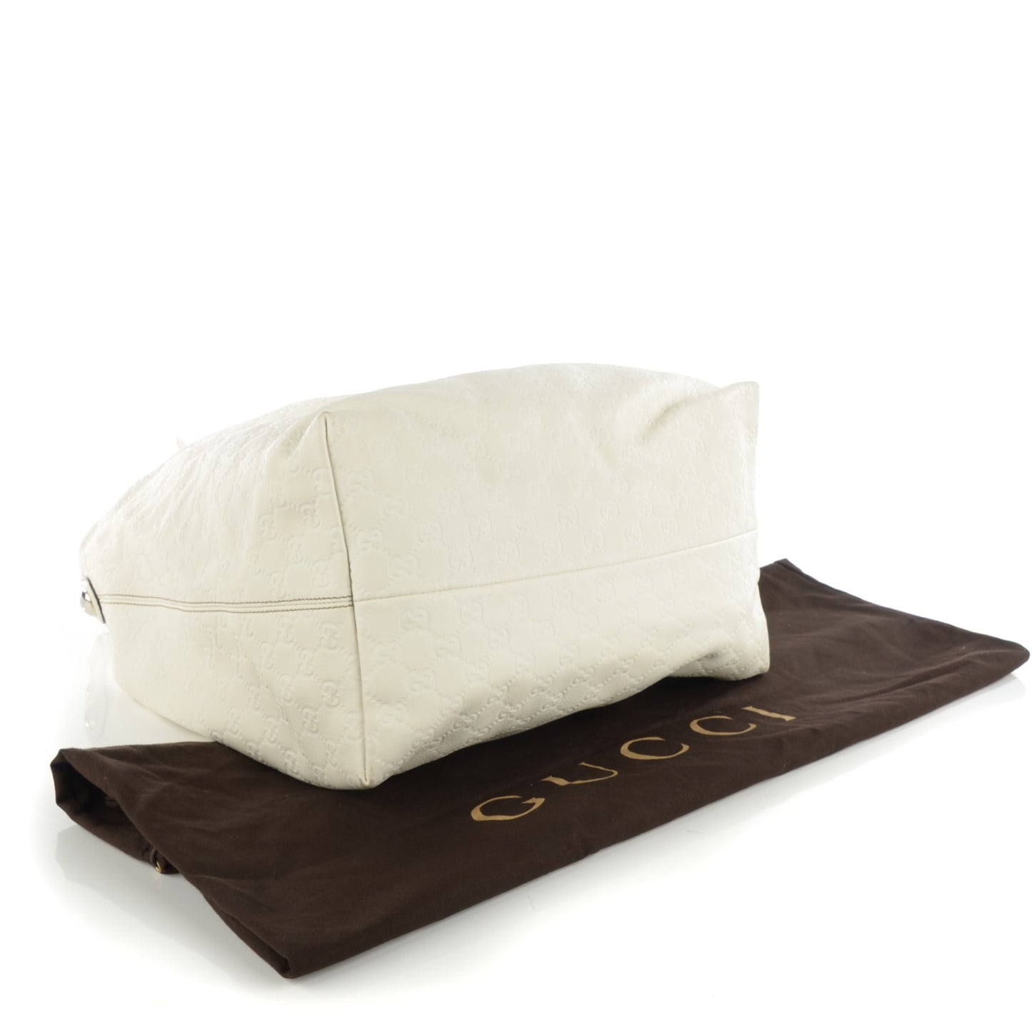 Guccissima Large Icon Bit Hobo Off White
