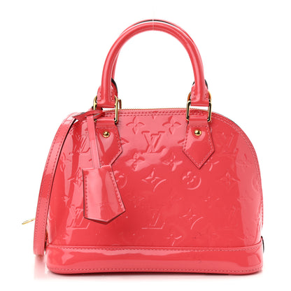 Louis Vuitton Vernis Alma BB Rose Litchi 1 of 12