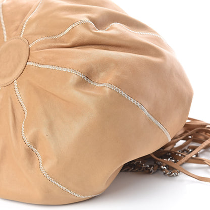 Chanel Lambskin Satin Reversible Sac Cordon Beige 8 of 8
