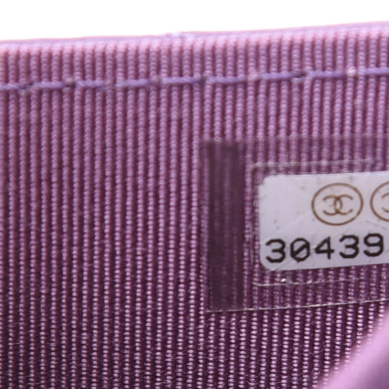 Chanel Lambskin Quilted Flap Card Holder On Chain Violet Purple 7 of 8