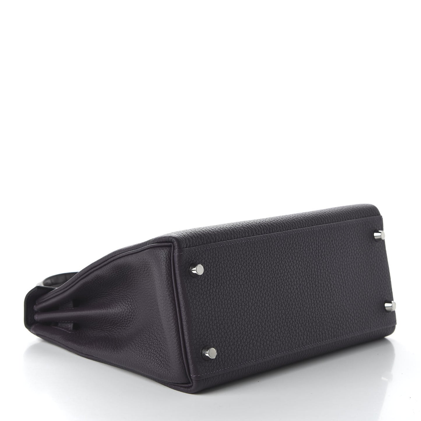 Togo Matte Alligator Kelly Retourne Touch 28 Raisin Prunoir