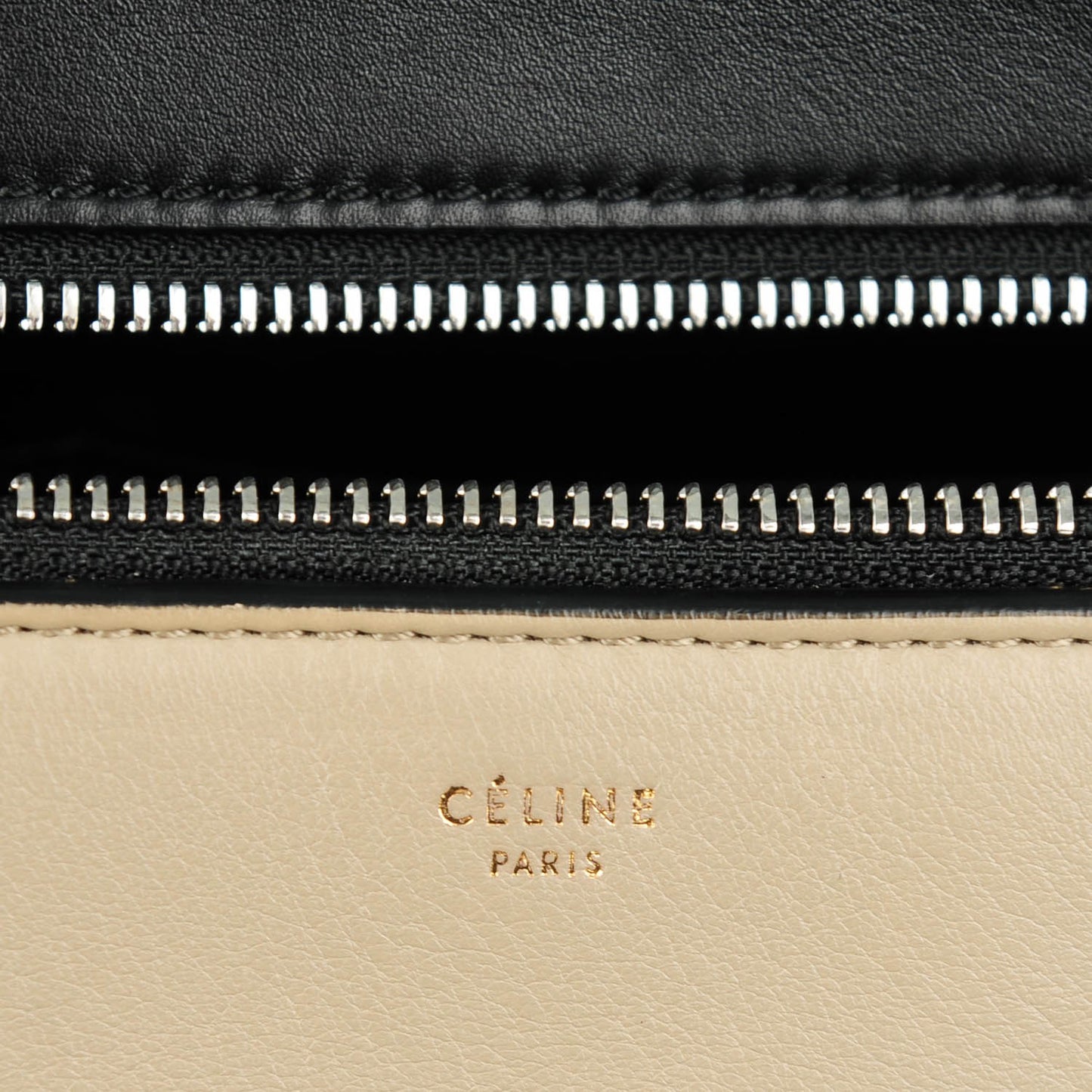 Smooth Calfskin Medium Edge Shoulder Bag Light Taupe