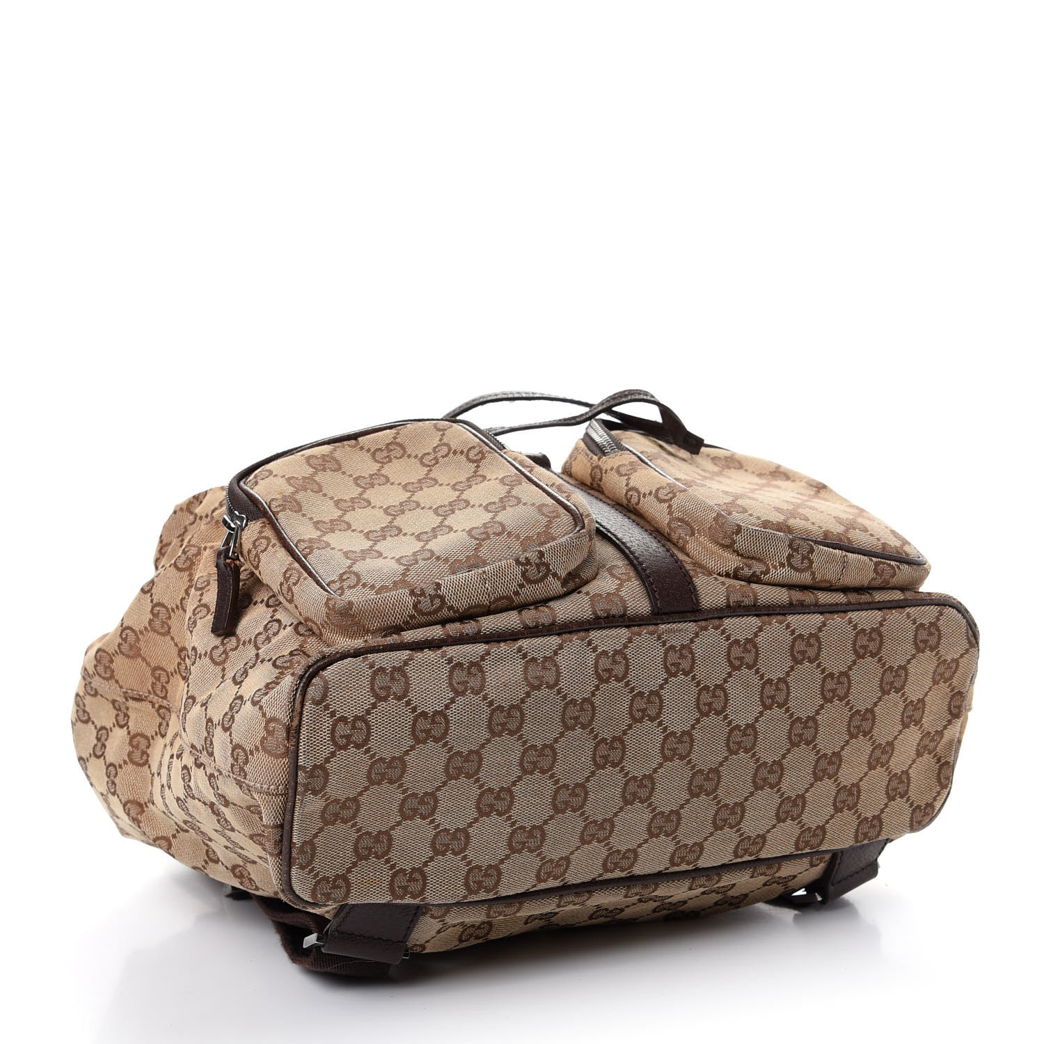 Gucci Monogram Backpack Dark Brown 3 of 11