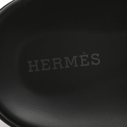 Hermes Calfskin Womens Chypre Sandals 38 Black 8 of 11
