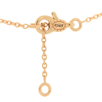 Christian Dior 18K Yellow Gold Diamond XS Rose Des Vents Necklace 4 of 7