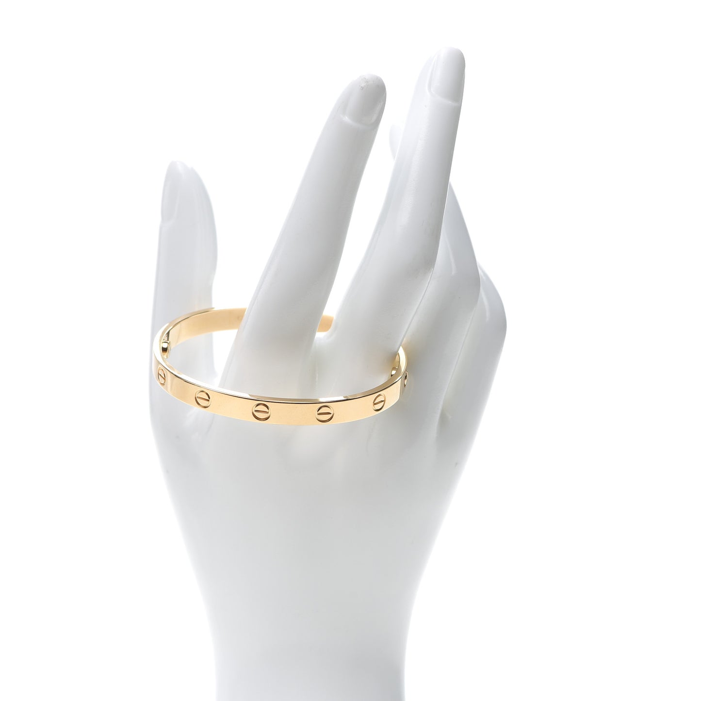 18K Yellow Gold LOVE Bracelet 17