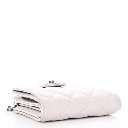 Chanel Calfskin Reissue Compact Wallet Grey 4 of 10