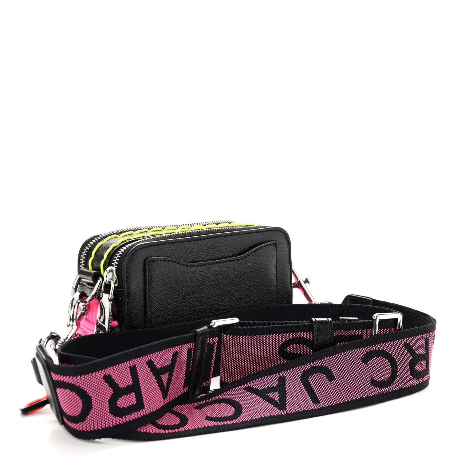 Marc Jacobs Saffiano Whipstitched Small Snapshot Camera Bag Black 3 of 10