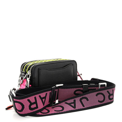 Marc Jacobs Saffiano Whipstitched Small Snapshot Camera Bag Black 3 of 10