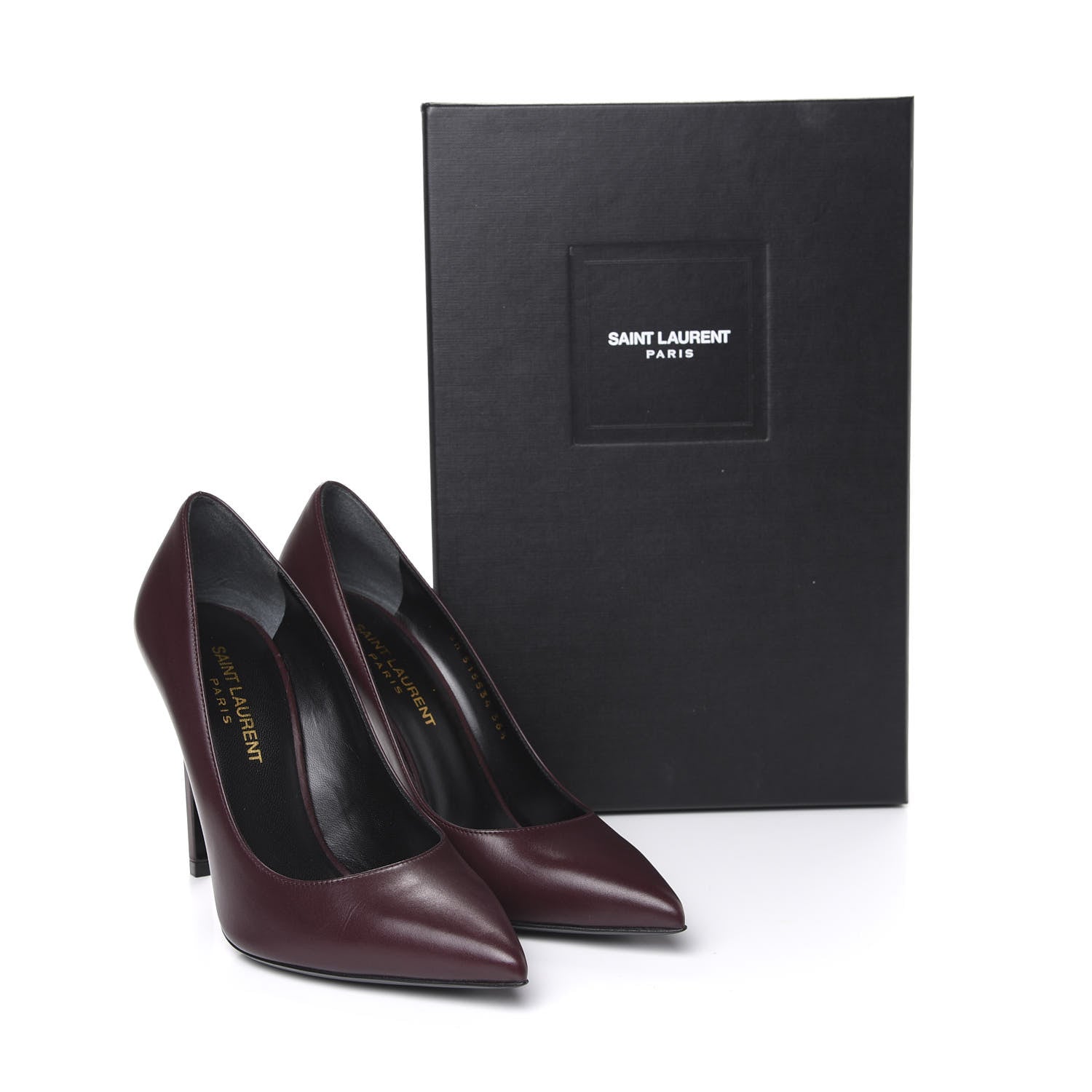 Saint Laurent Calfskin Classic Paris 105 36.5 Bordeaux 9 of 9