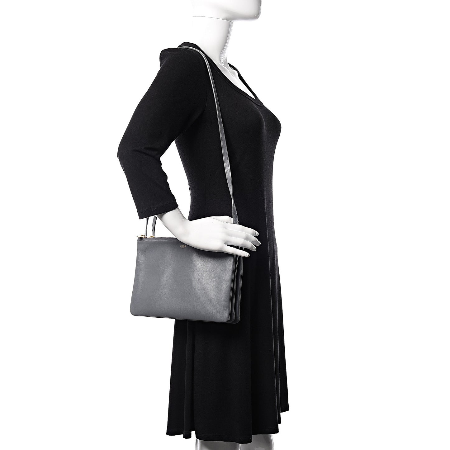 Lambskin Large Trio Crossbody Bag Storm