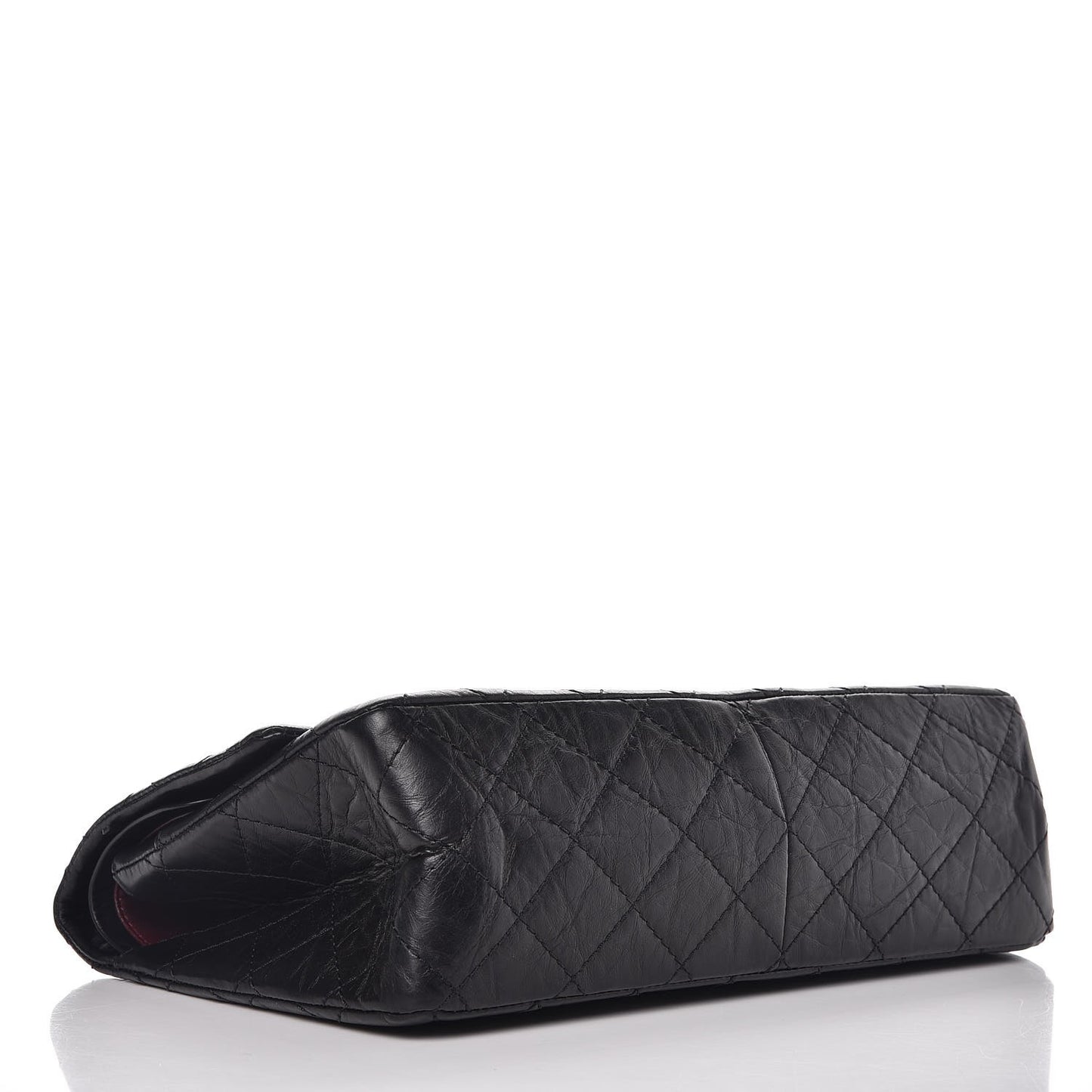 Aged Calfskin Quilted 2.55 Reissue 226 Flap Black