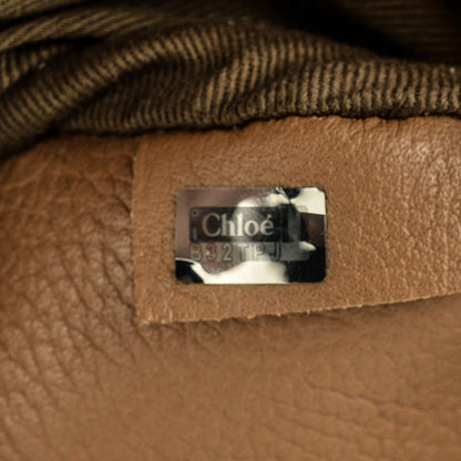 Chloe Calfskin Medium Marcie Round Crossbody Bag Nut 7 of 9