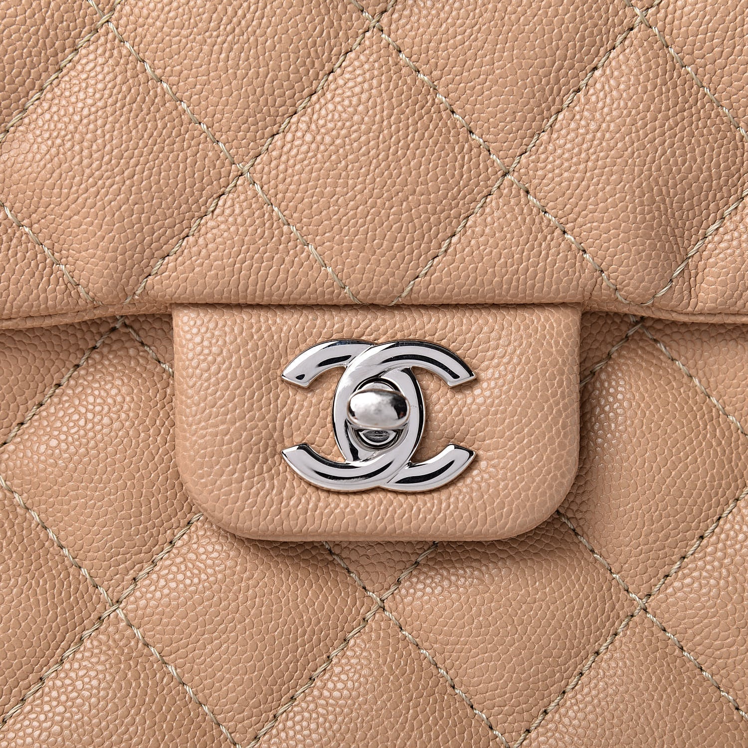 Chanel Caviar Quilted Medium Urban Companion Flap Beige 10 of 11