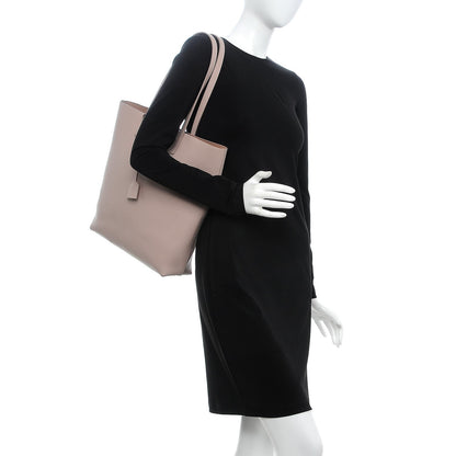 Saint Laurent Calfskin Medium Shopping Tote Rose Antic 2 of 17