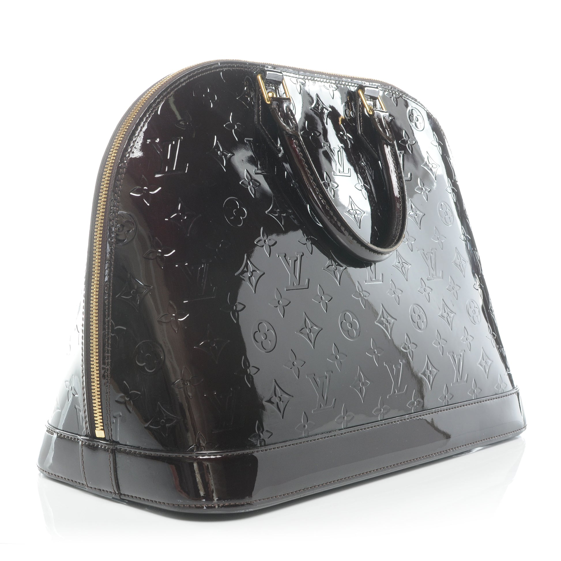 Louis Vuitton Vernis Alma GM Amarante 3 of 9