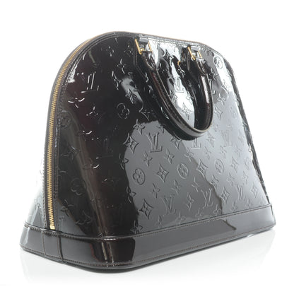 Louis Vuitton Vernis Alma GM Amarante 3 of 9