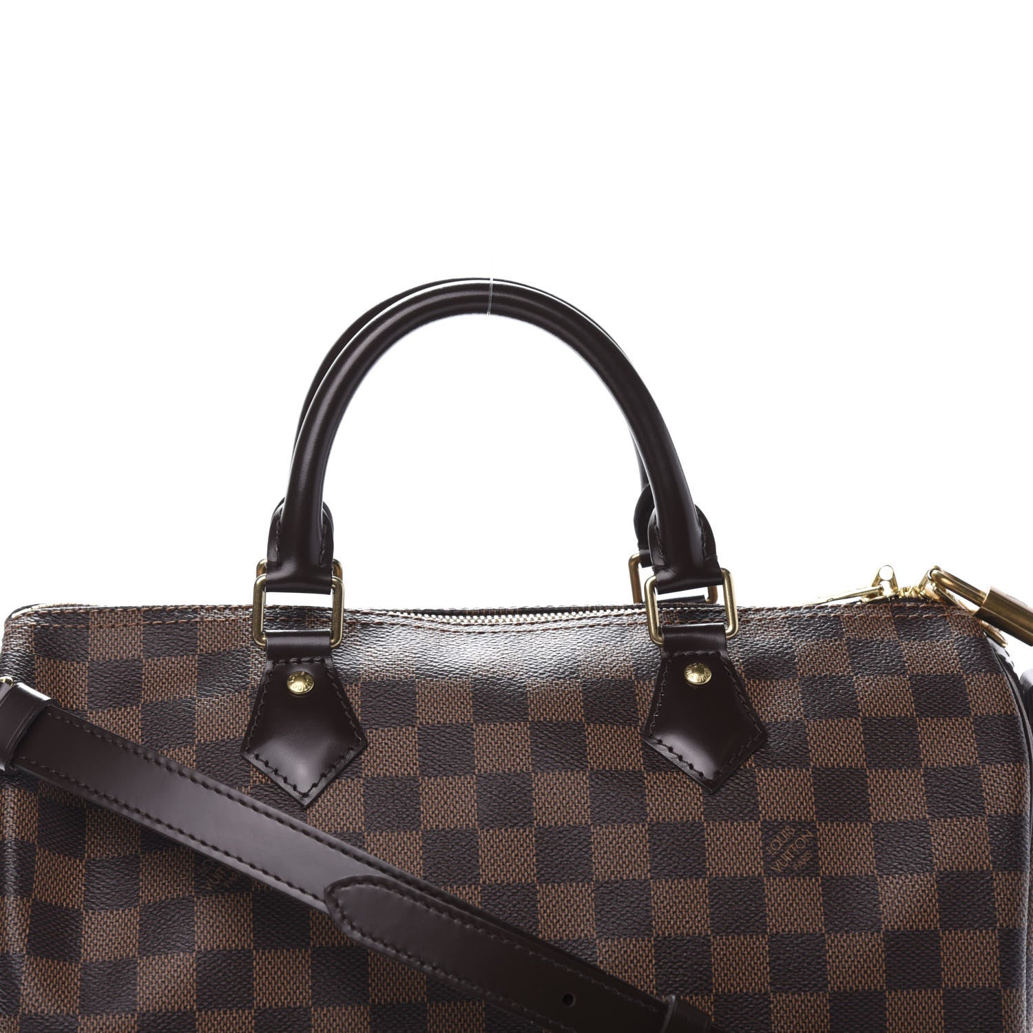Louis Vuitton Damier Ebene Speedy Bandouliere 30 8 of 9