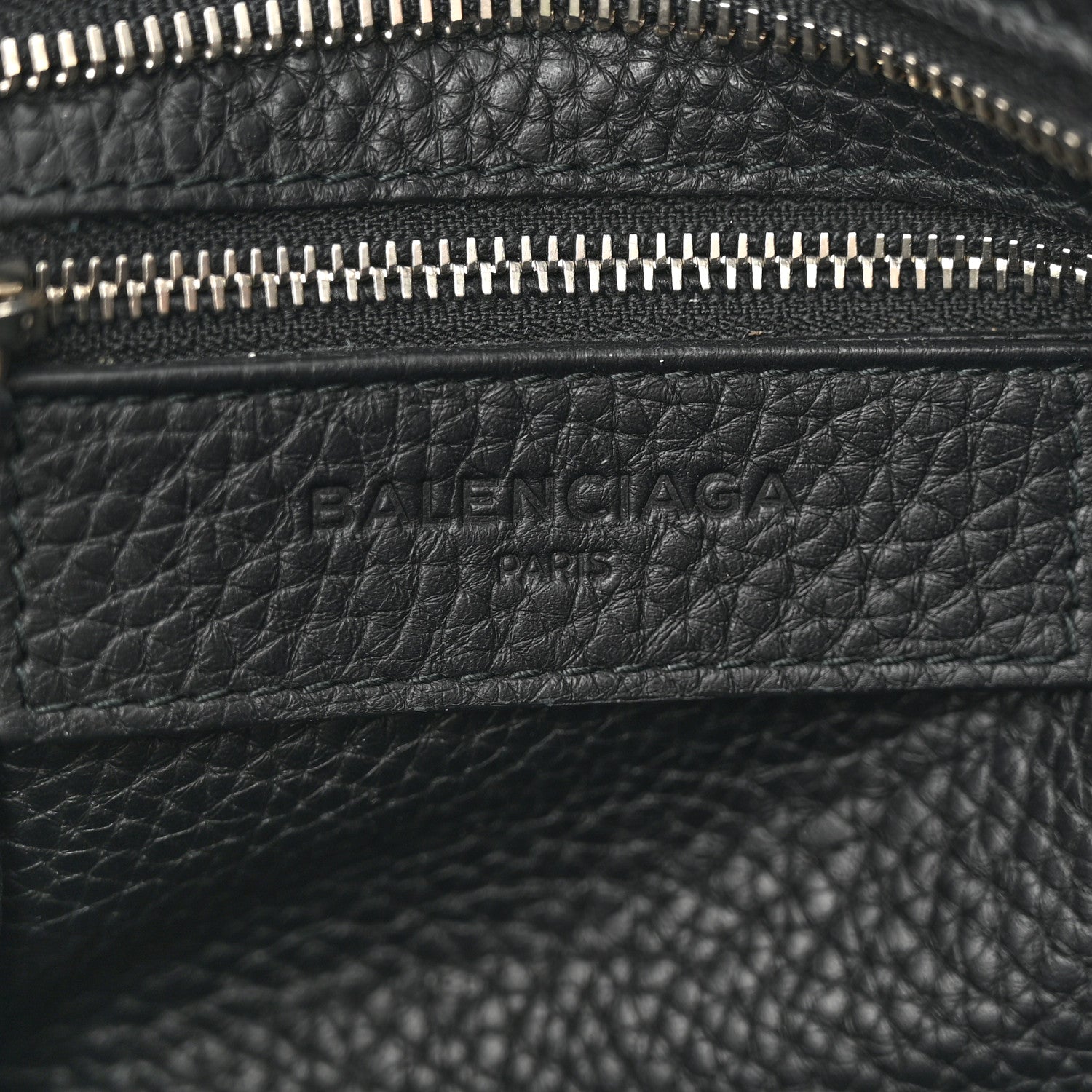 Balenciaga Veau Grana Perforated Blackout Hardware Nano City Black 6 of 11