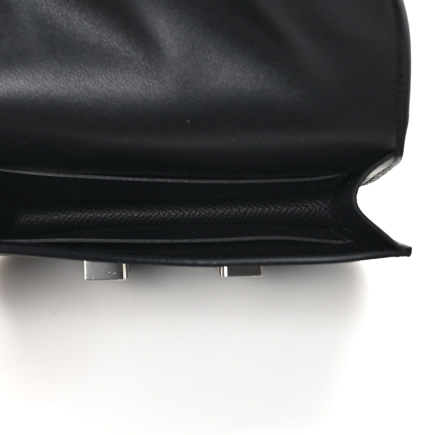Hermes Epsom Lizard Constance Slim Wallet Black 6 of 8