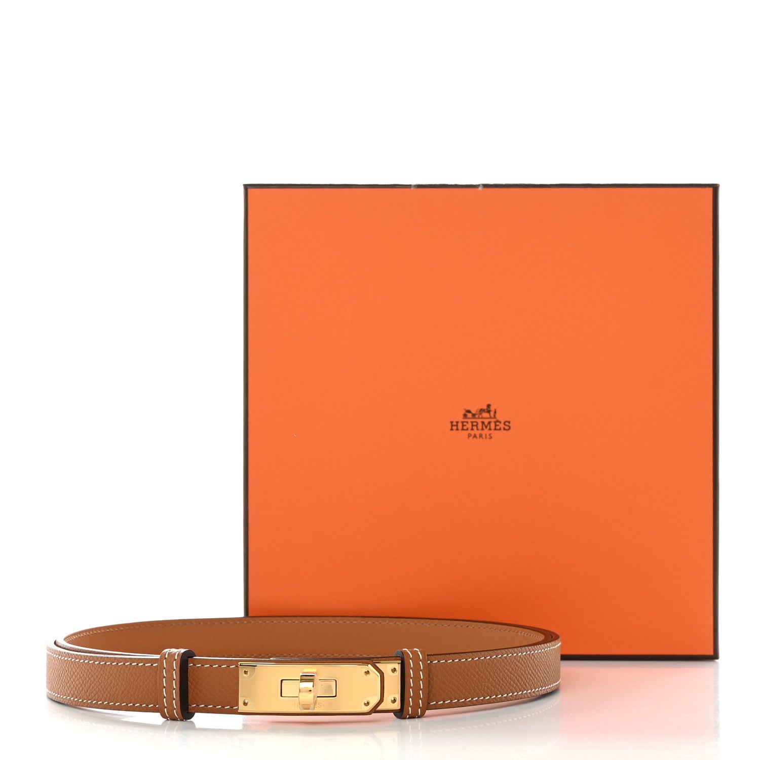 Hermes Epsom Kelly Belt Gold 4 of 4