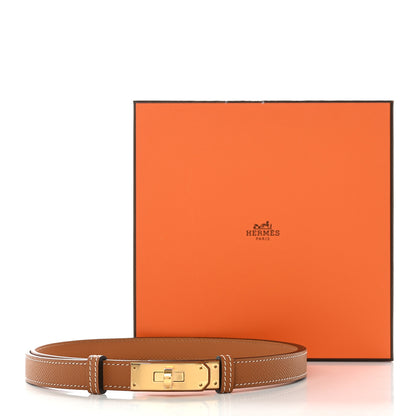 Hermes Epsom Kelly Belt Gold 4 of 4