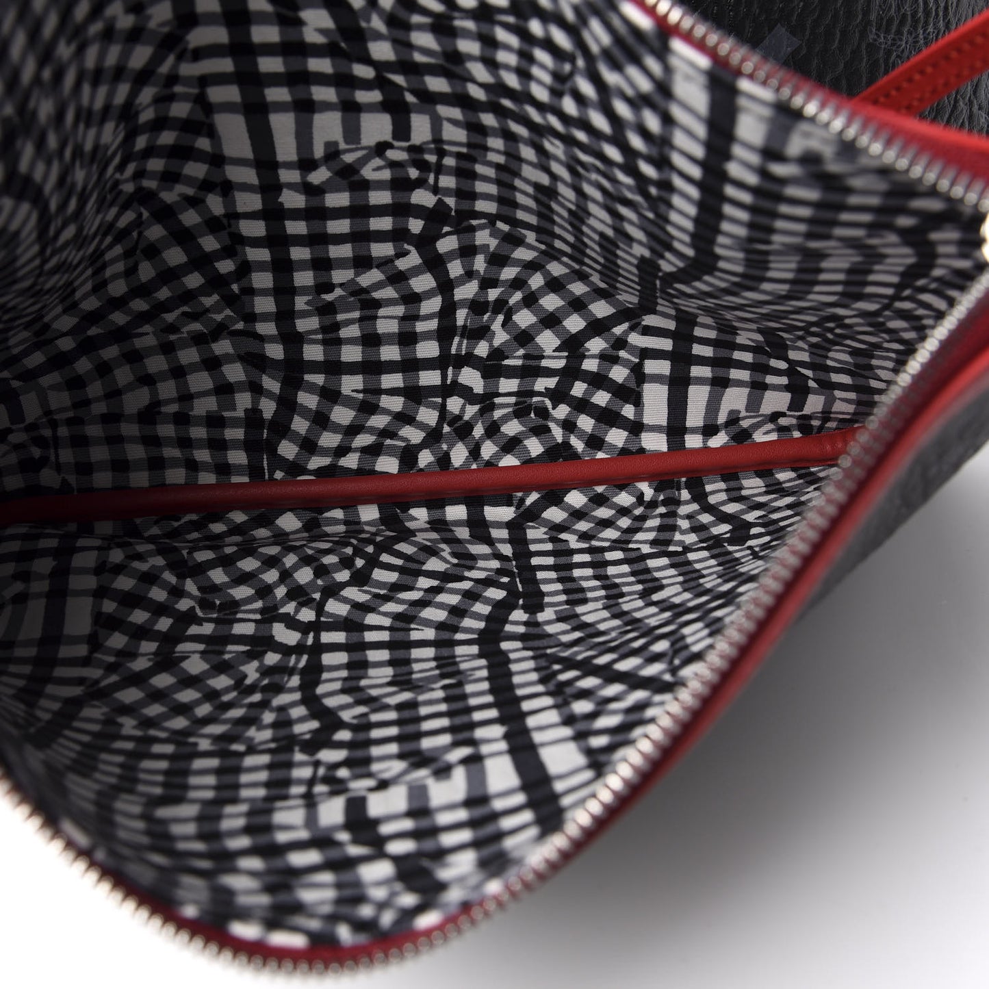 Visetos Medium Liz Reversible Shopper Tote Black Red