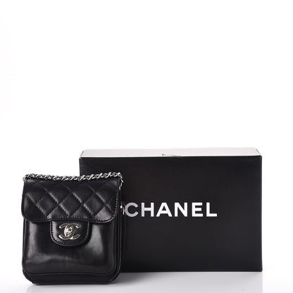 Chanel Lambskin Mini Crossbody Flap Black 10 of 10