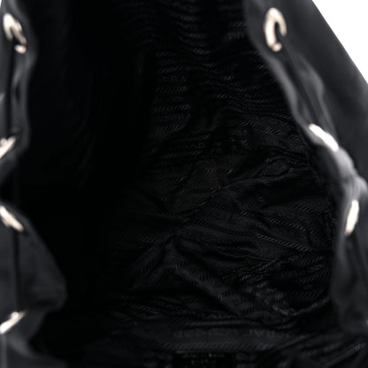 Prada Nylon Vela Medium Backpack Black 5 of 14