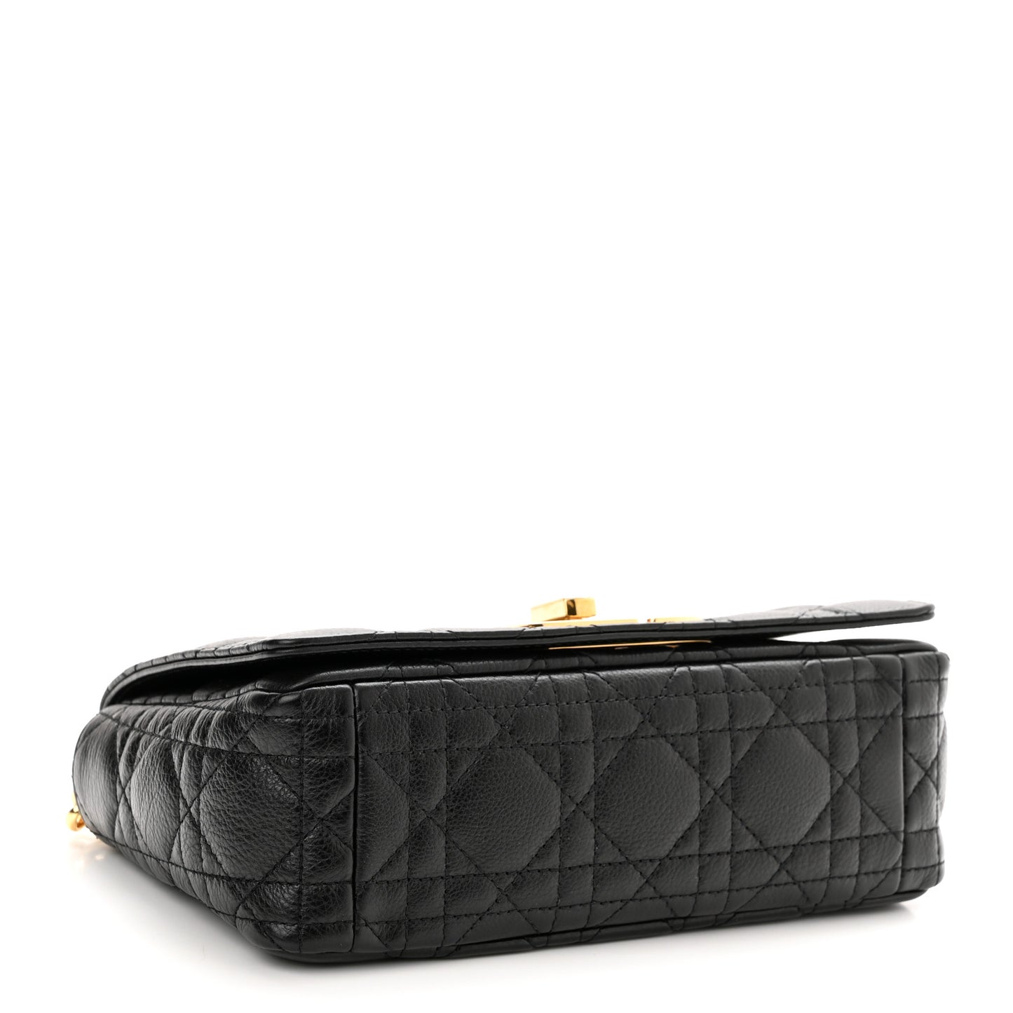 Calfskin Cannage Small Caro Bag Black