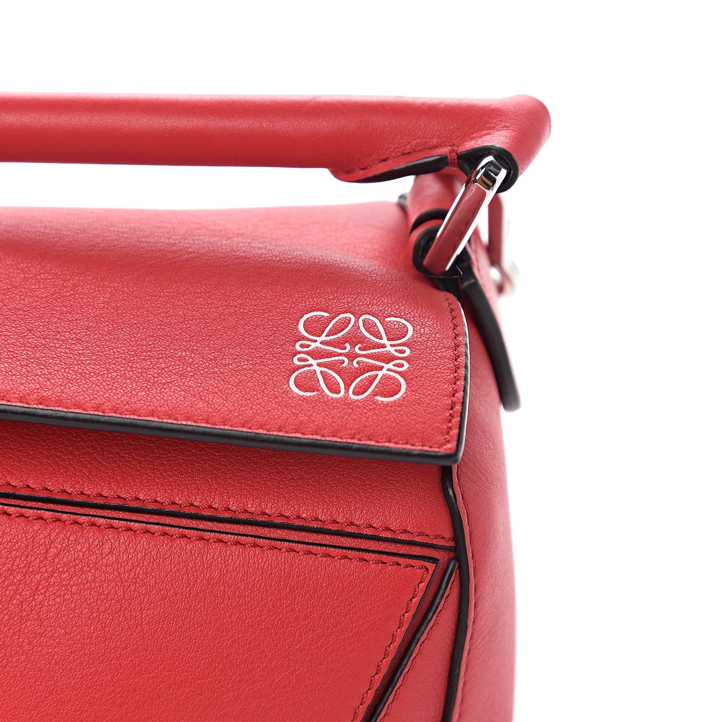 Calfskin Small Puzzle Bag Scarlet