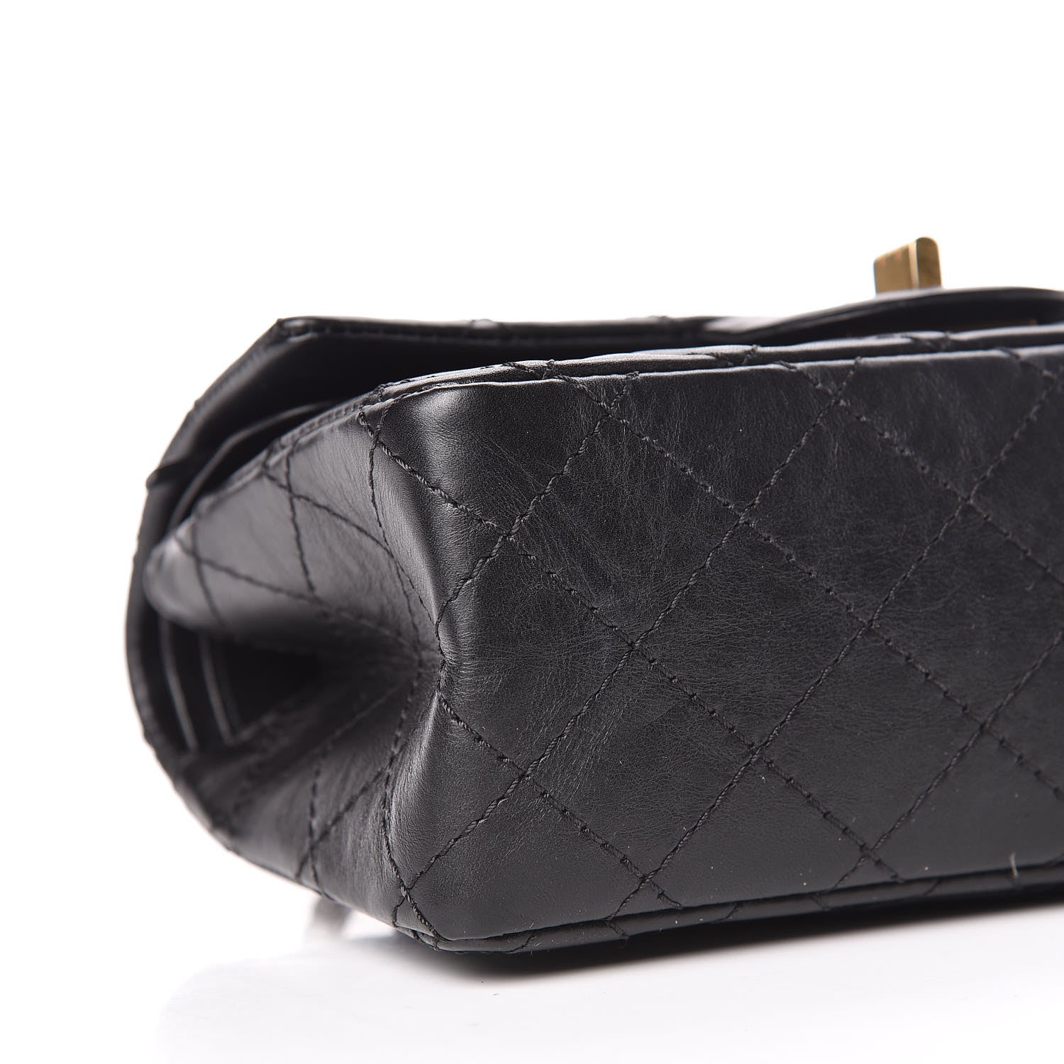 Chanel Aged Calfskin Quilted 2.55 Reissue 224 Flap Black 6 of 13