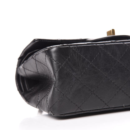 Chanel Aged Calfskin Quilted 2.55 Reissue 224 Flap Black 6 of 13