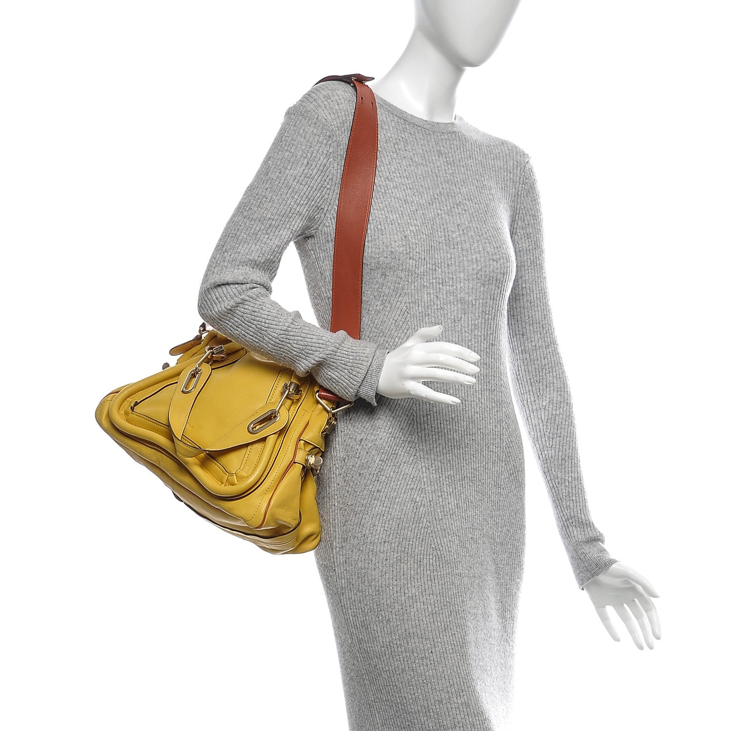 Chloe Calfskin Medium Military Paraty Citrus Grove 2 of 6