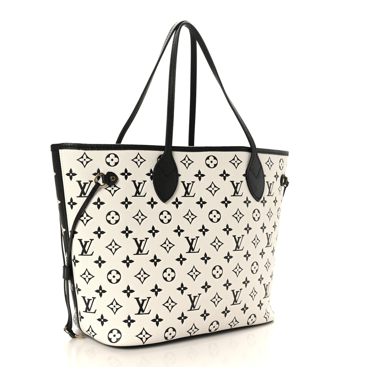 Louis Vuitton Empreinte Spring In The City Neverfull MM Black White Pink 4 of 9