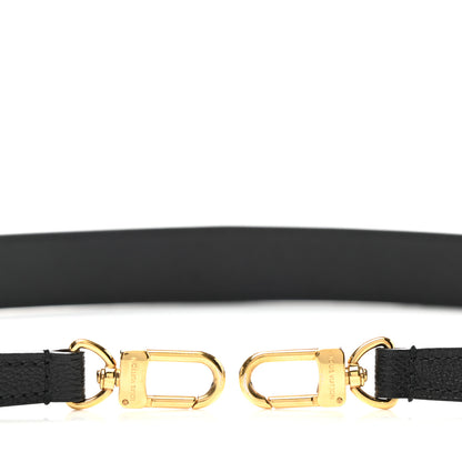 Louis Vuitton Calfskin Montaigne Shoulder Strap Black 4 of 5