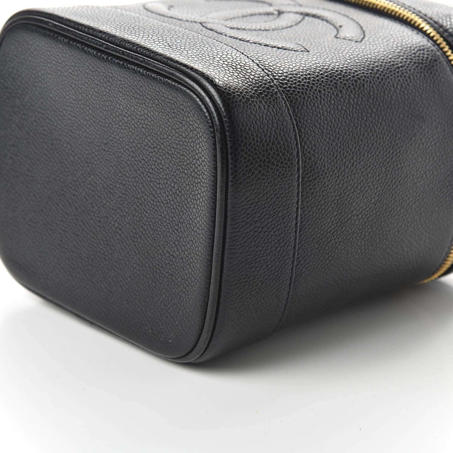 Chanel Caviar Vanity Cosmetic Case Black 7 of 14